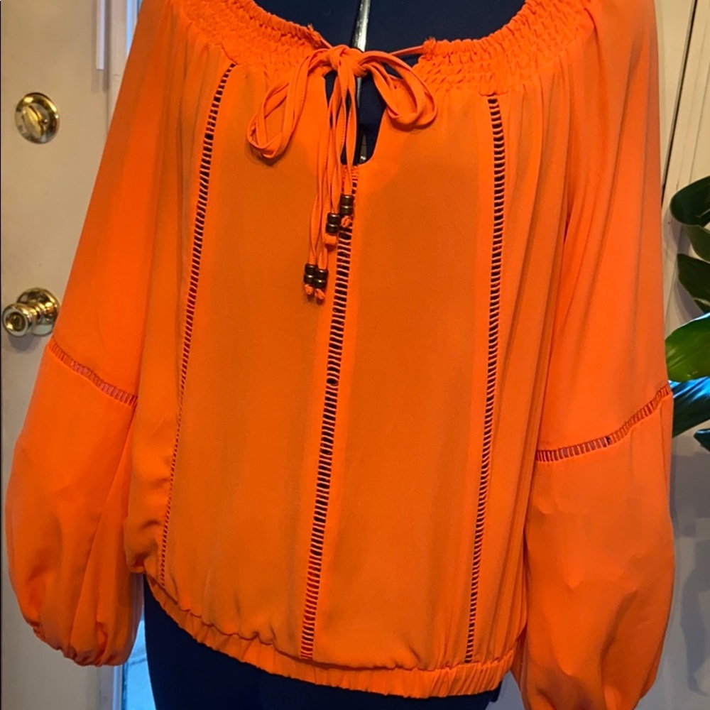XOXO blouse  size med color orange